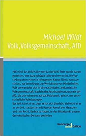 Volk, Volksgemeinschaft, AfD