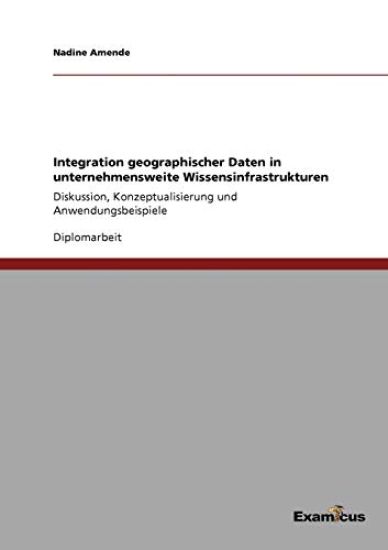 Integration geographischer Daten in unternehmensweite Wissensinfrastrukturen