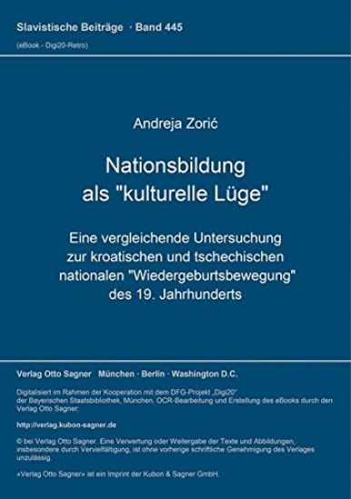 Nationsbildung ALS Kulturelle Luege