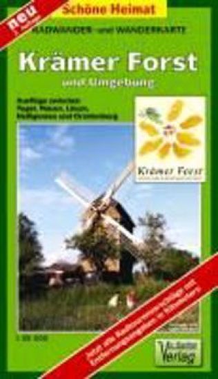 Krämer Forst  und Umgebung 1 : 35 000. Radwander- und Wanderkarte