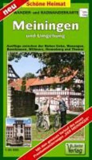 Radwander- und Wanderkarte Meiningen und Umgebung