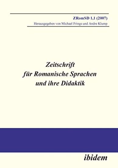 Zeitschrift f?r Romanische Sprachen und ihre Didaktik. Heft 1.1