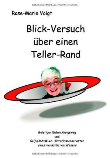 Blick-Versuch über einen Teller-Rand