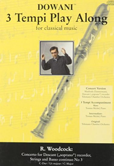 Woodcock - Concerto No. 3 in C Major for Descant (Soprano) Recorder, Strings and Basso Continuo