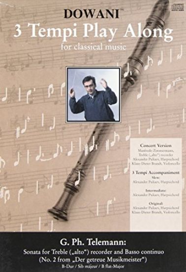 Telemann - Sonata in B Flat Major for Treble (Alto) Recorder and Basso Continuo