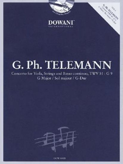 Telemann: Concerto for Viola, Strings and Basso Continuo Twv 51: G9 in G Major [With CD (Audio)]
