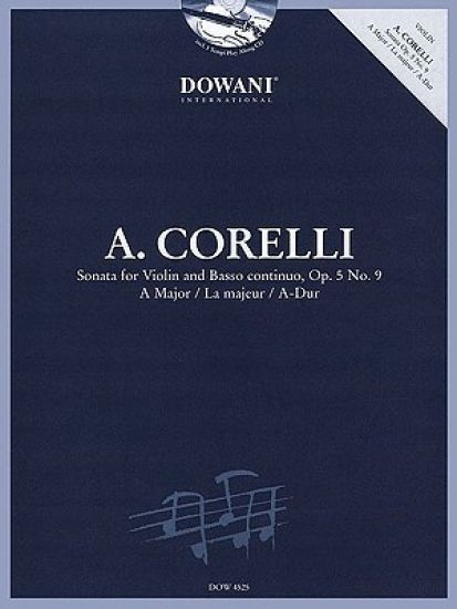 Corelli: Sonata, Op. 5, No 9 in a Major: For Violin & Basso Continuo [With CD (Audio)]