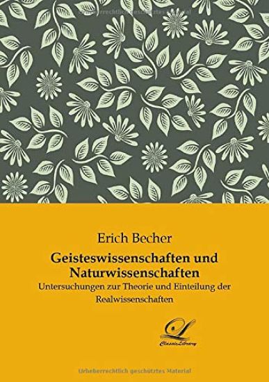 Geisteswissenschaften und Naturwissenschaften