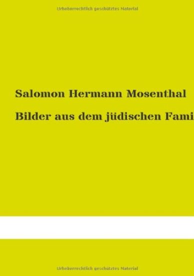 Bilder aus dem jüdischen Familienleben