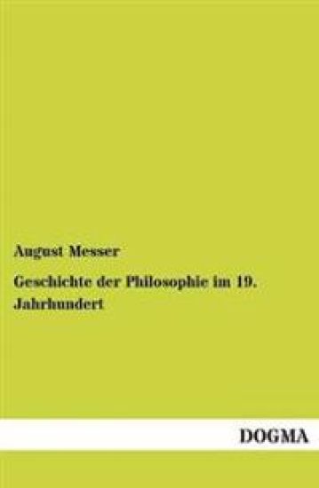 Geschichte der Philosophie im 19. Jahrhundert