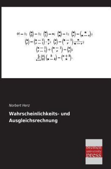Wahrscheinlichkeits- Und Ausgleichsrechnung