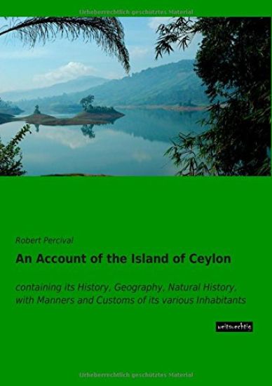 An Account of the Island of Ceylon