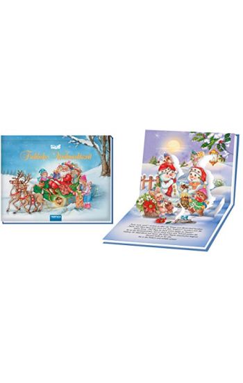 Mini Pop-Up Buch "Fröhliche Weihnachtszeit"