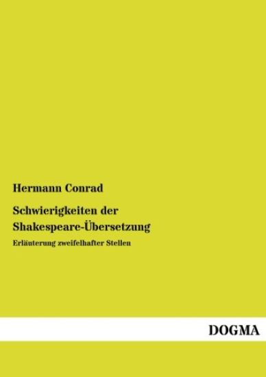 Schwierigkeiten der Shakespeare-Übersetzung