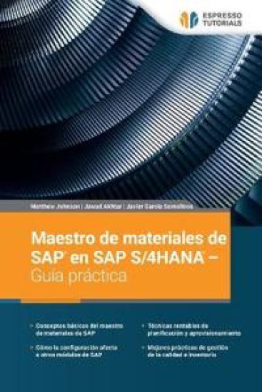 Maestro de materiales de SAP en SAP S/4HANA - Guía práctica