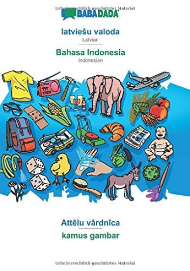 latviesu valoda - Bahasa Indonesia, Attelu vardnica