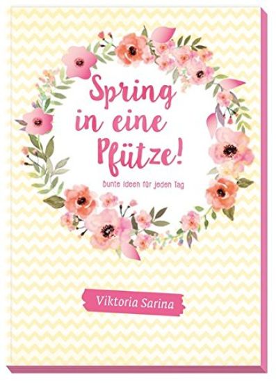 Spring in eine Pfütze