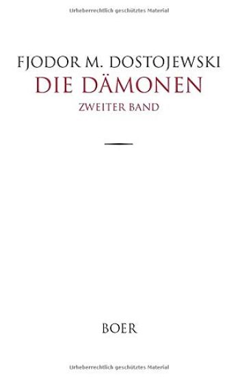 Die Dämonen Band 2
