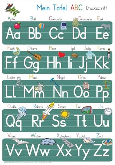 Mein Tafel ABC + Meine Zahlen-Tafel von 1-20 Druckschrift