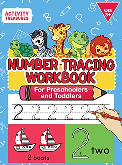 Number Tracing Workbook For Preschoolers And Toddlers