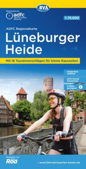 Luneburger Heide cycling map