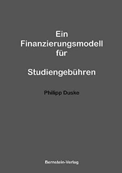 Ein Finanzierungsmodell für Studiengebühren