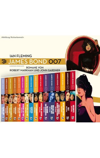 James Bond Gesamtbox 2: Schuber gefüllt mit den Bänden 15-29 plus dem Filmroman Goldeneye