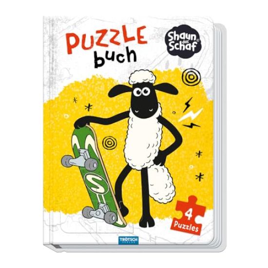 Trötsch Shaun das Schaf Puzzlebuch