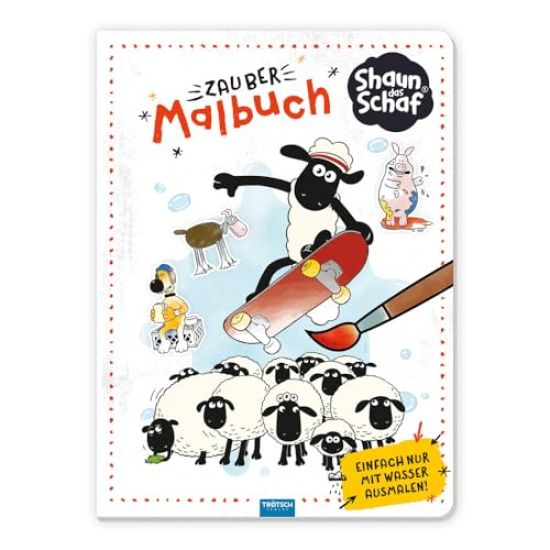 Trötsch Shaun das Schaf Zaubermalbuch