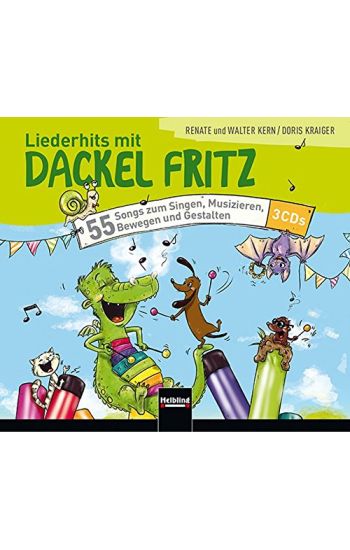 Liederhits mit Dackel Fritz - 3 Audio-CDs