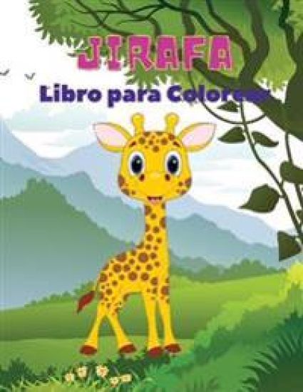 Jirafa Libro para Colorear