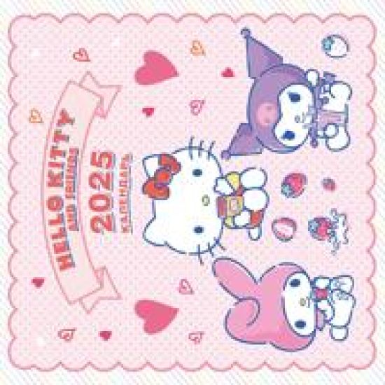 Hello Kitty and Friends. Kalendar na 2025 god