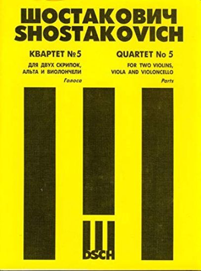 Dmitri Shostakovich. String Quartet No. 5. Op. 92. Book Set of Parts