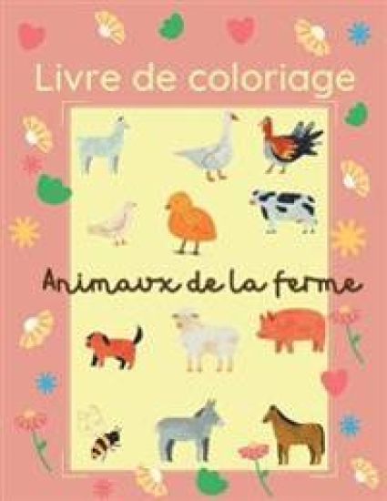 Livre de coloriage Animaux de la ferme