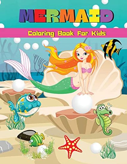 Mermaid Coloring Book For Kids