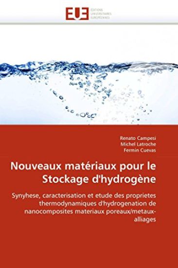 Nouveaux Mat?riaux Pour Le Stockage d''hydrog?ne