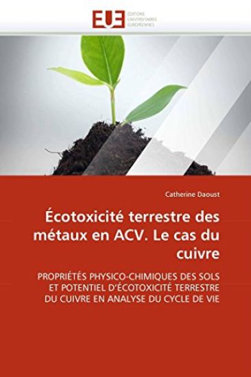 ?cotoxicit? Terrestre Des M?taux En Acv. Le Cas Du Cuivre