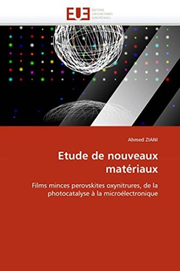 Etude de Nouveaux Mat?riaux