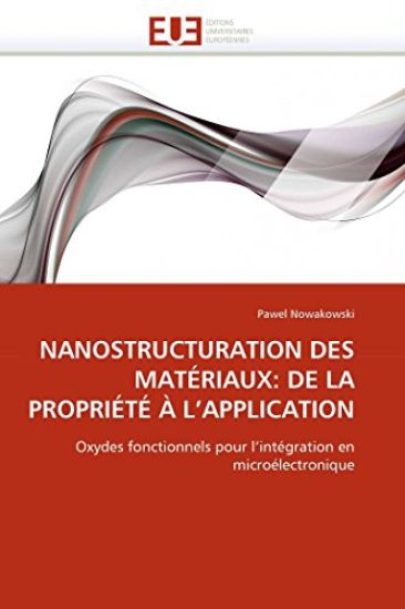 Nanostructuration Des Mat?riaux