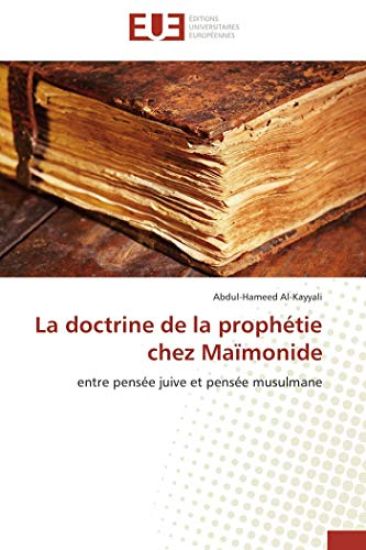 La doctrine de la prophétie chez Maïmonide