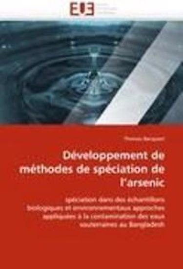D?veloppement de M?thodes de Sp?ciation de l''arsenic
