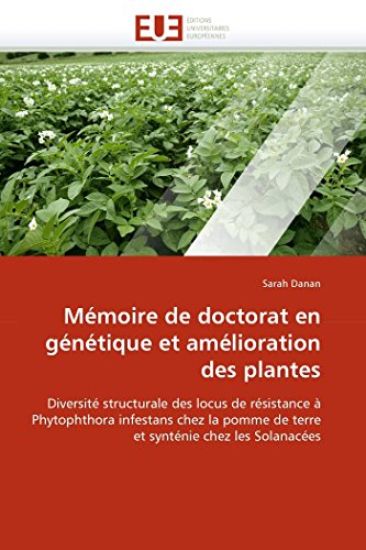 M?moire de Doctorat En G?n?tique Et Am?lioration Des Plantes