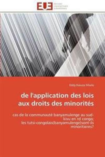 de l'Application Des Lois Aux Droits Des Minorit?s