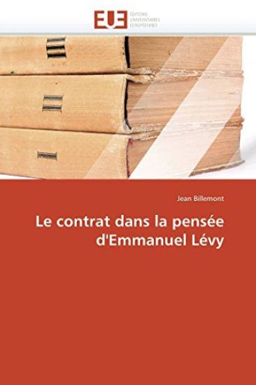 Le Contrat Dans La Pens?e d'Emmanuel L?vy