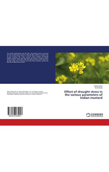 Effect of drought stress in the various parameters of Indian mustard