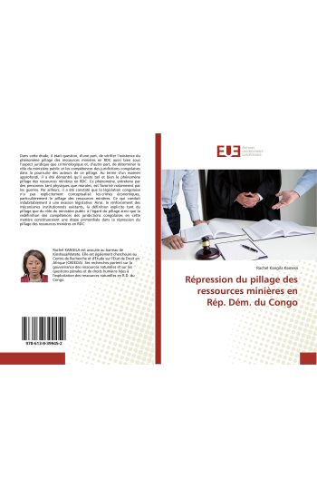 Répression du pillage des ressources minières en Rép. Dém. du Congo