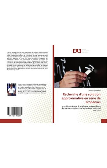 Recherche d'une solution approximative en série de Frobenius