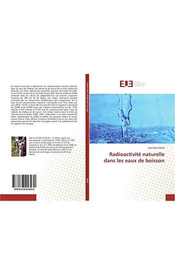 Radioactivité naturelle dans les eaux de boisson