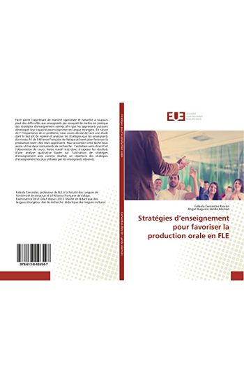 Stratégies d¿enseignement pour favoriser la production orale en FLE