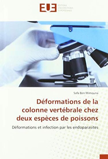 Déformations de la colonne vertébrale chez deux espèces de poissons